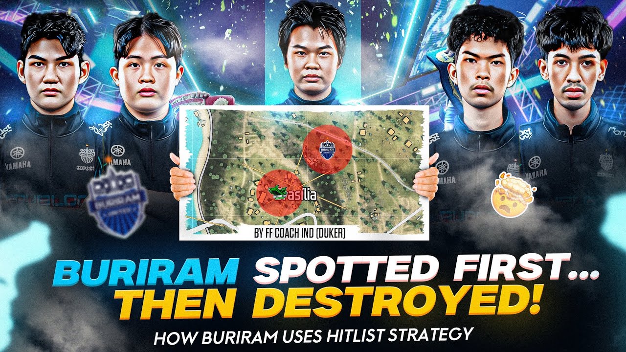 Smartest Team in Free Fire? - Buriram&rsquo;s Hitlist Strategy Revealed🔥( BURIRAM Set Traps )