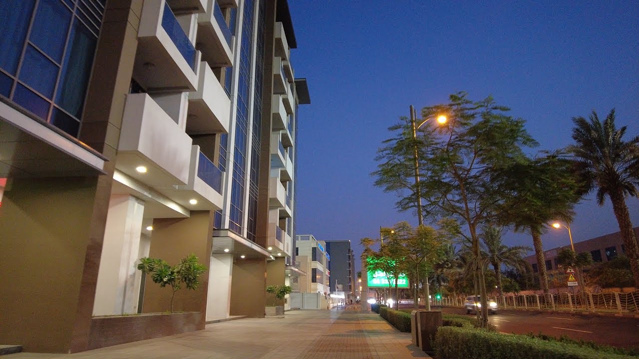 Virtual Walking Tour around Wasl Port Views | Jumeirah Street Dubai | United Arab Emirates 🇦🇪