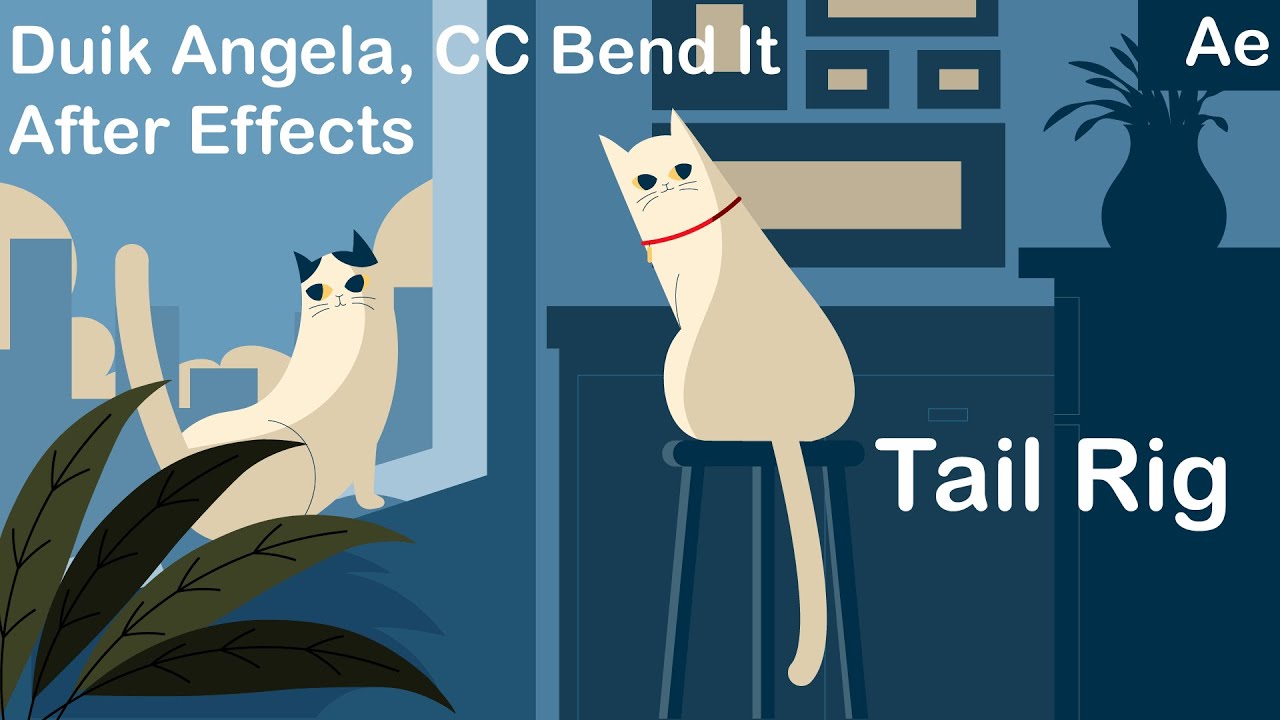 After Effects DUIK Angela Tail Rig Tutorial (CC Bend It)
