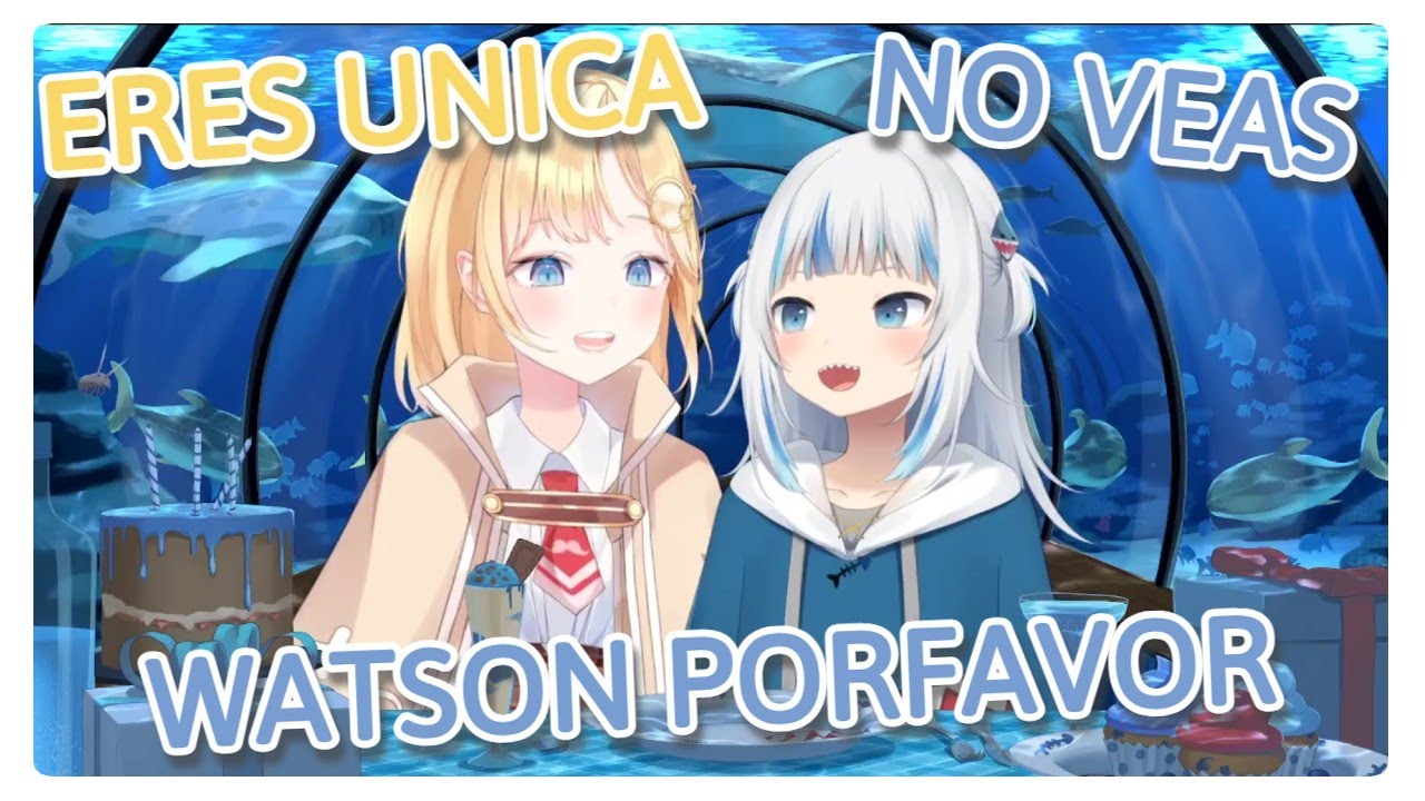 Ame casi hace llorar a Gura y los momentos mas adorables del Offcollab AmeSame [HoloEN][Sub Español]