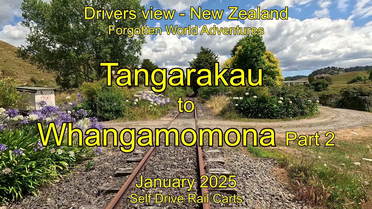 Drivers view New Zealand, 8, Tangarakau to Whangamomona Part 2, Jan 2025