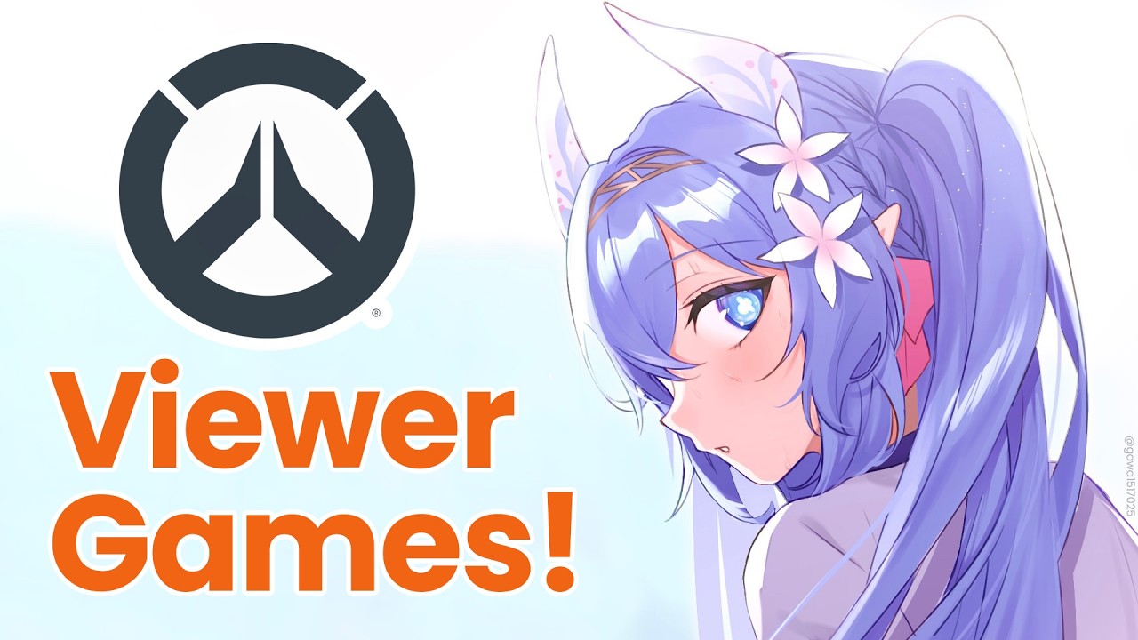 [OW] 🧡 VIEWER GAMES 🖤 (type !join on twitch to join the queue!) - Sagisawa Ria