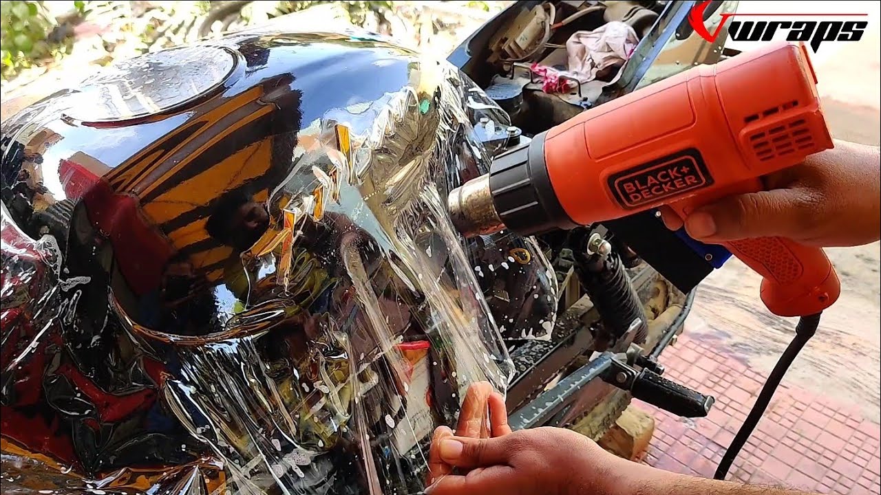 Bajaj Pulsar 220 Tank Lamination | Pulsar Modification | Vwraps Sikar |