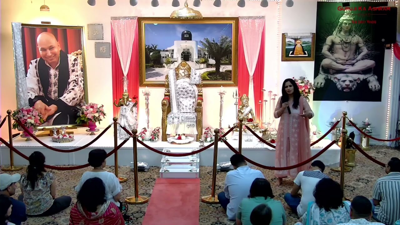 Satsang By Arpana Aunty - Guruji Ka Ashram - New Jersey - USA - Somerset Temple