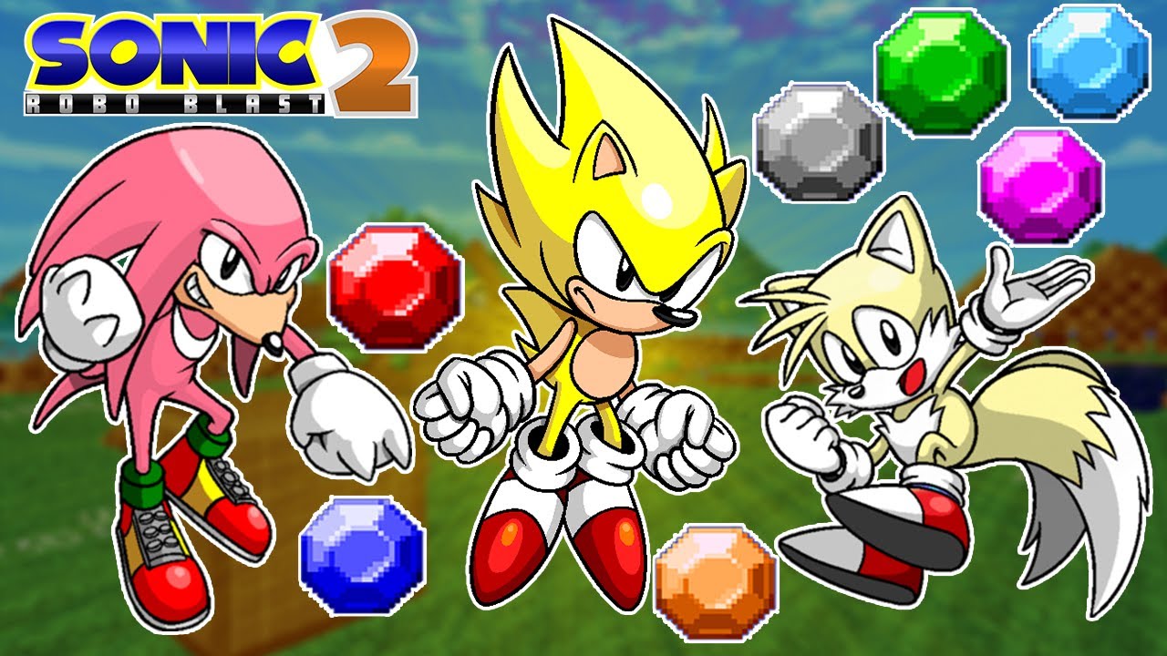 Como conseguir TODAS Las ESMERALDAS en Sonic Robo Blast 2