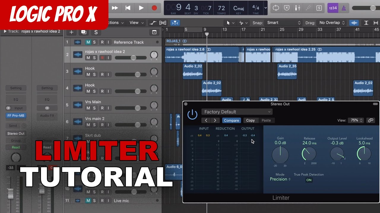 Как использовать ограничитель | Logic Pro X