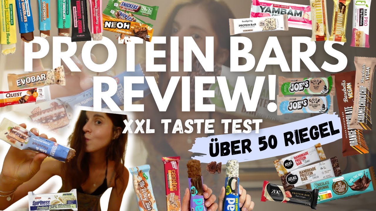ICH TESTE ALLE PROTEINRIEGEL 2025! | XXL Fitness Food Test | The Ice Cream Girl