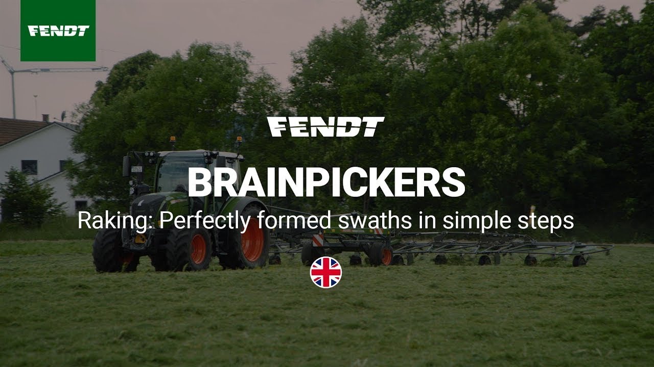 Brainpickers | Raking: Perfectly formed swaths in simple steps | Fendt