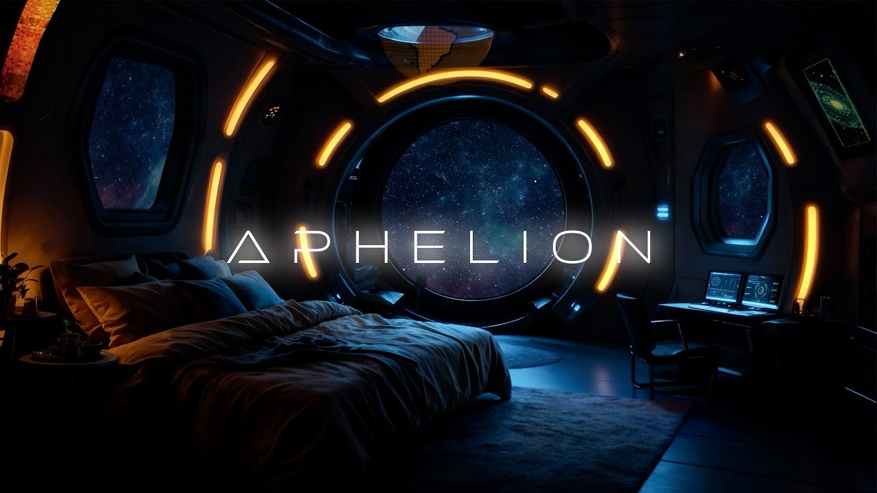 APHELION - Cozy Space Station Bedroom | Futuristic Ambient Music for Deep Sleep