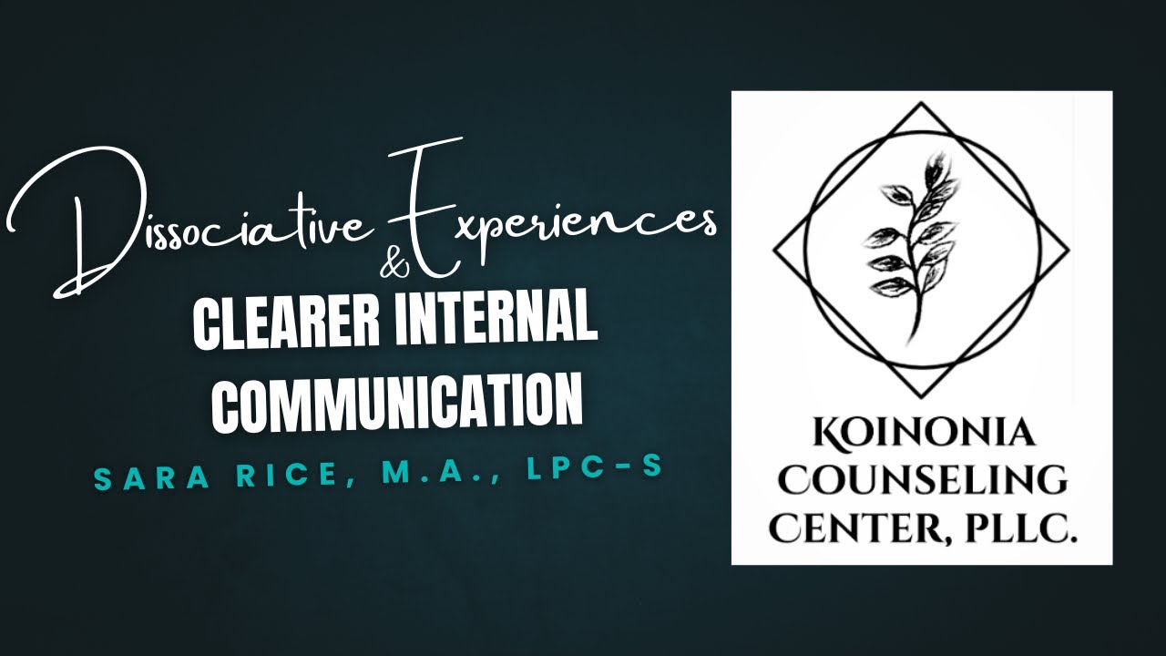 Clearer Internal Communication | Strengthening System Dialogue in DID/OSDD