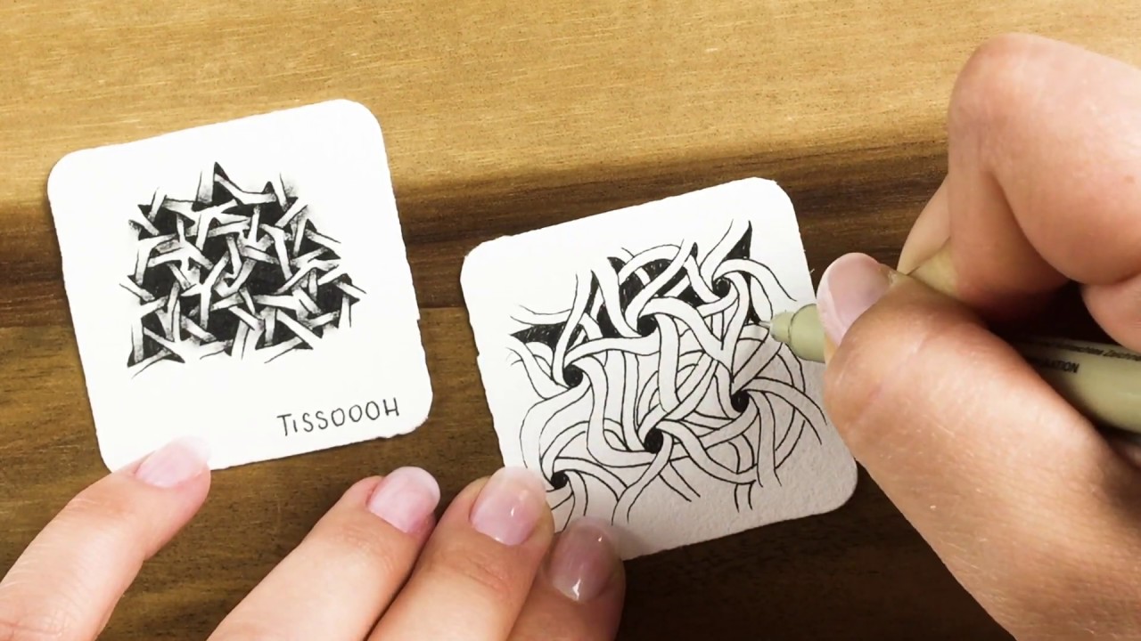 Zentangle® Muster: Tissoooh