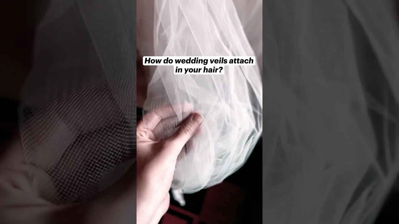 How does a bridal veil stay in your hair without slipping? #weddingplanning #weddinghair ￼#bridetobe