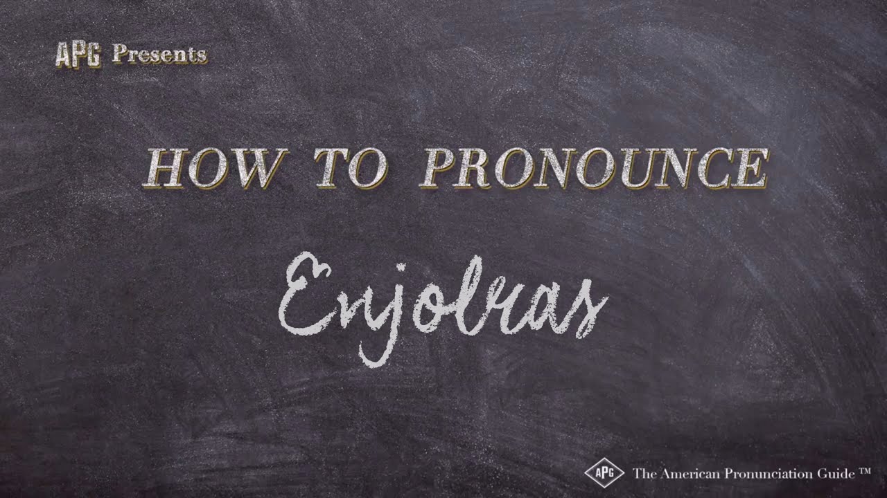 How to Pronounce Enjolras (Real Life Examples!)