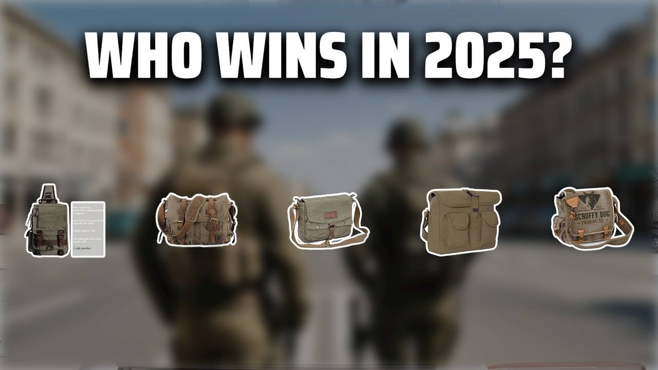 The Top 5 Best Military Messenger Bag in 2025 - Must Watch Before Buying!