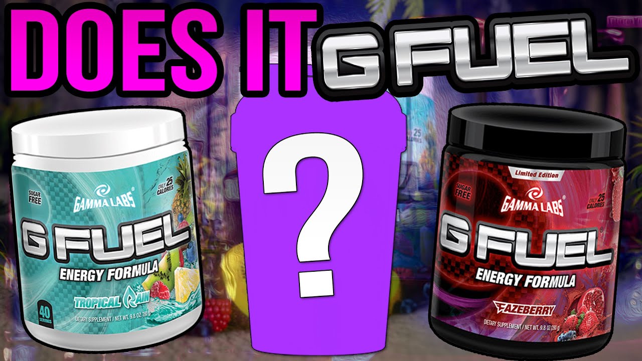 WOW! - DOES IT G-FUEL? -TROPICAL RAIN & FaZeBerry! - MIXING G-FUEL!!