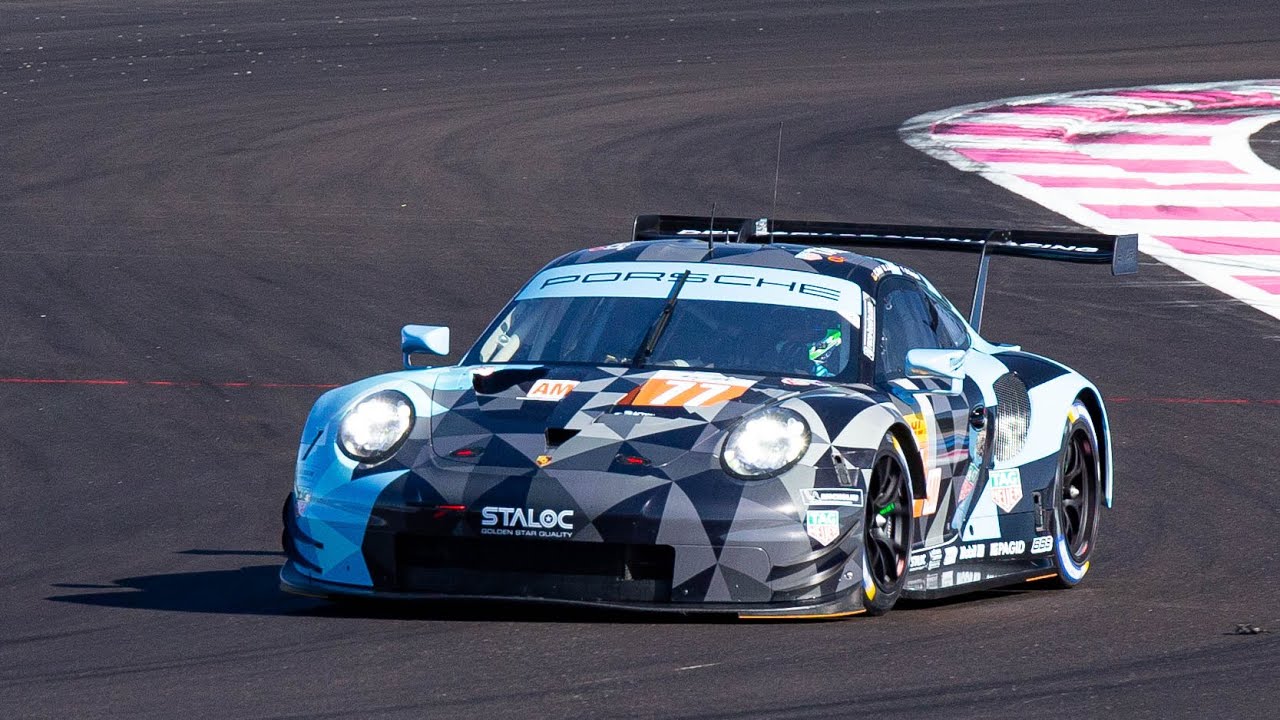 Porsche 911 RSR 991.2 (2018) with open Exhaust