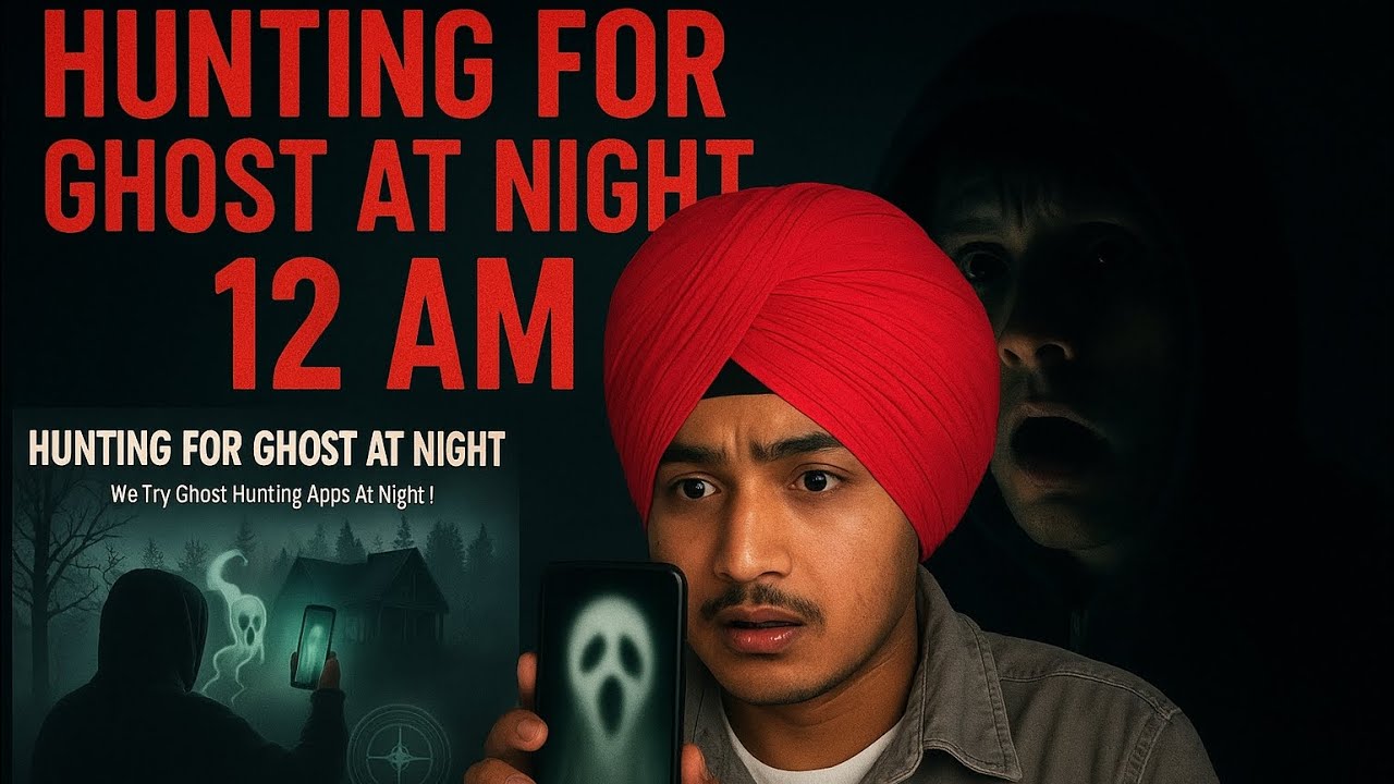 GHOST HUNTING FOR NIGHT AT 12:AM (Real ghost) 