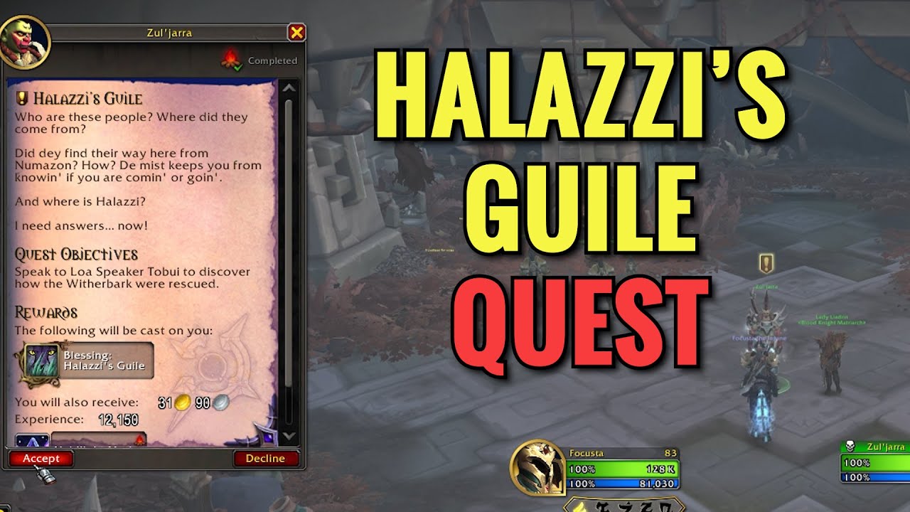 Halazzi's Guile Quest (WoW Midnight)