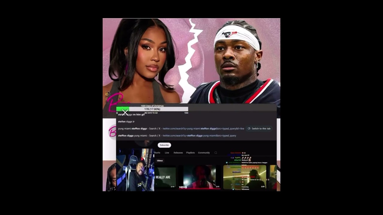 DJ Akademiks reveals that Stefon Diggs is smashing all the industry broads‼️‼️ #yungmiami #nfl #tea