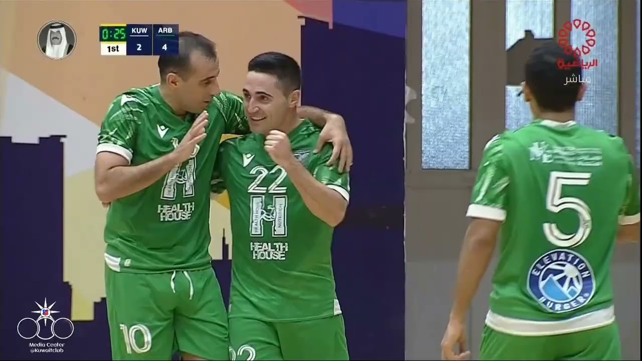 أهداف مباراة الكويت 7 × 5 العربي ـ الدوري العام لكرة القدم الصالات القسم الثاني 2023