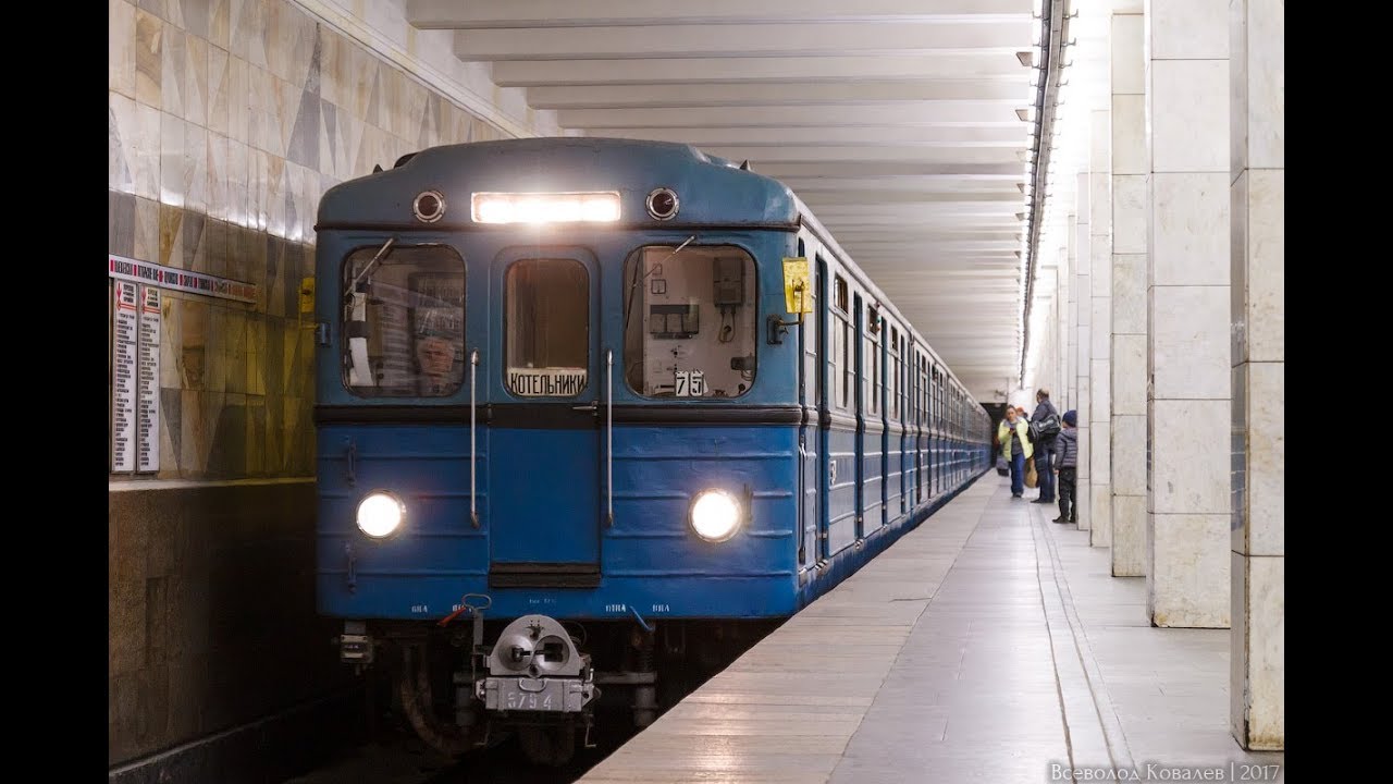 Поездка на поезде метро Еж3 Котельники-Планерная