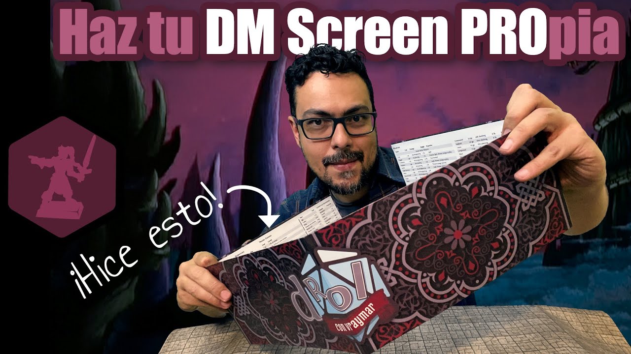 Cómo hacer una DM Screen (pantalla de máster) #dRol 19