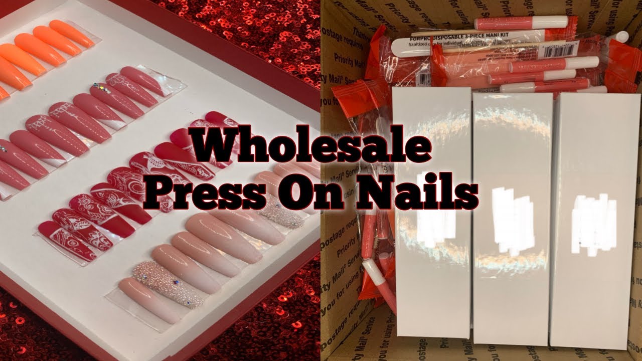 WHOLESALE PRESS ON NAILS  | START A PRESS ON NAIL BUSINESS W/ $200 | PRESS ON NAIL VENDOR | UPDATED