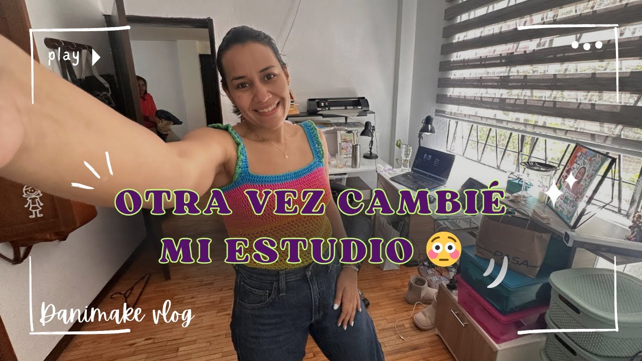 Renové mi estudio de CROCHET otra vez: la realidad de crear desde casa 