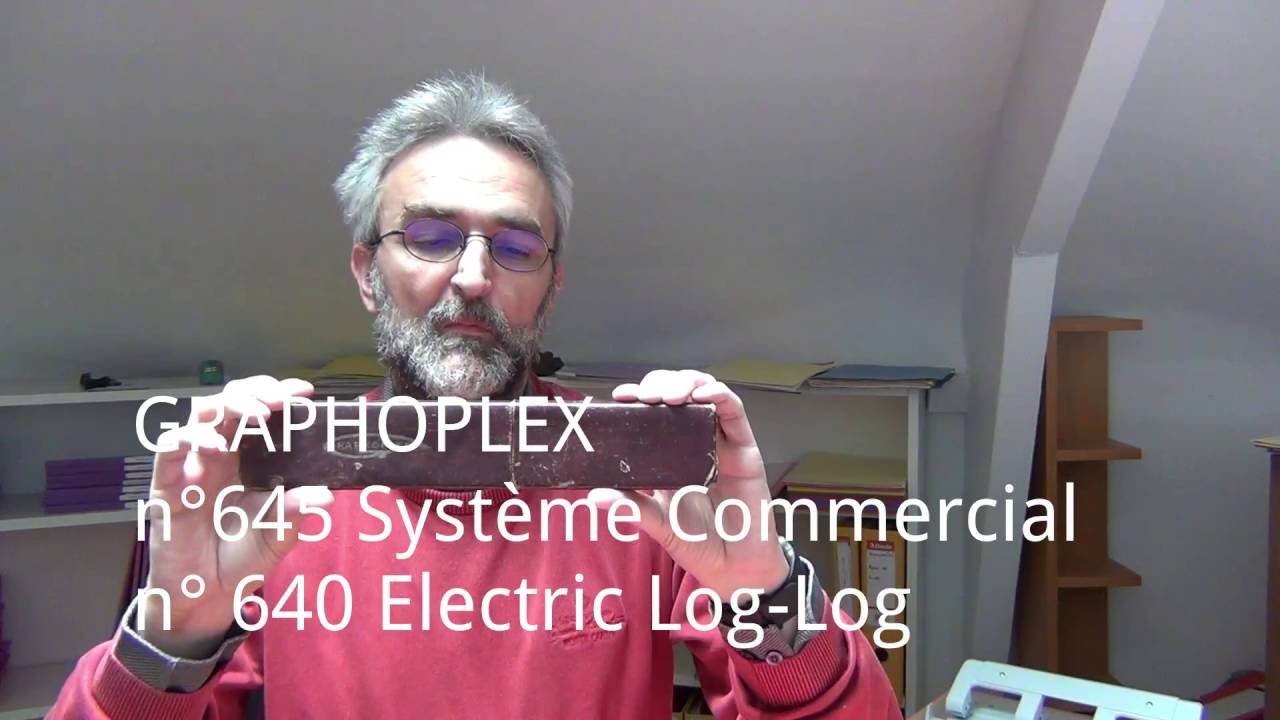 French Slide Rules Graphoplex 640 electric log log 645 système commercial