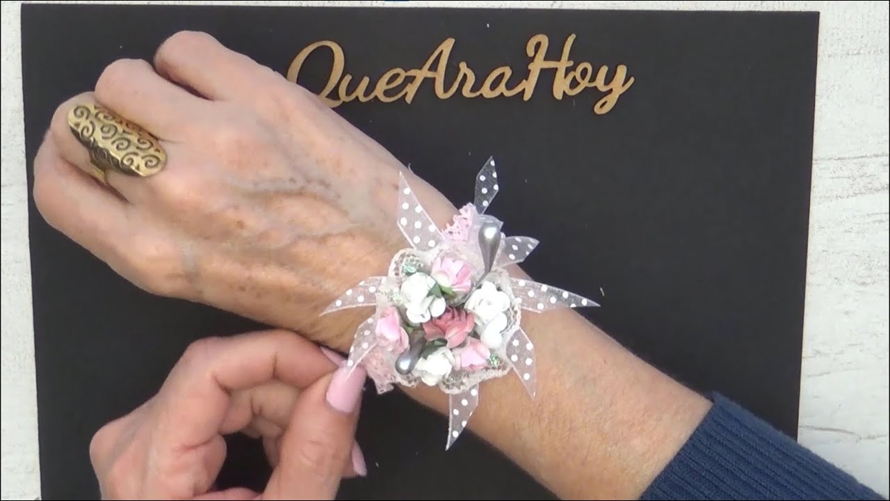 Corsage de flores DIY