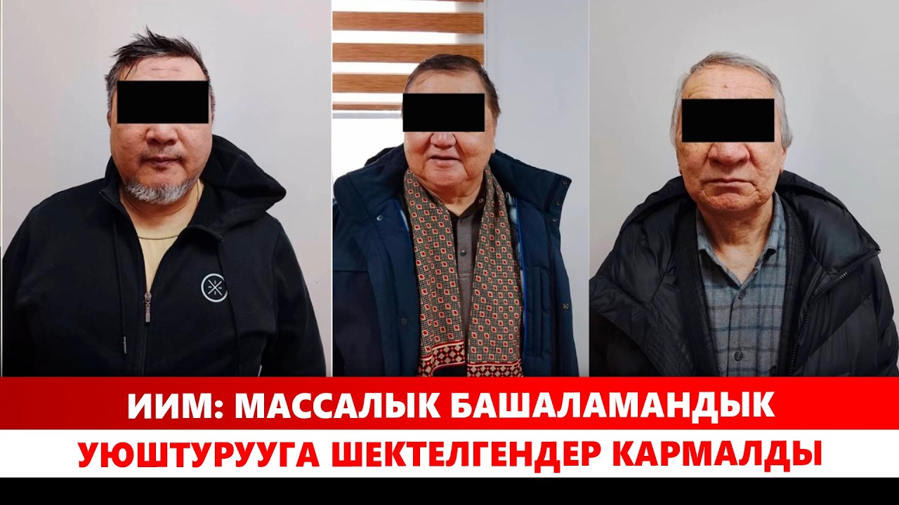 ИИМ: Массалык башаламандык уюштурууга шектелгендер кармалды