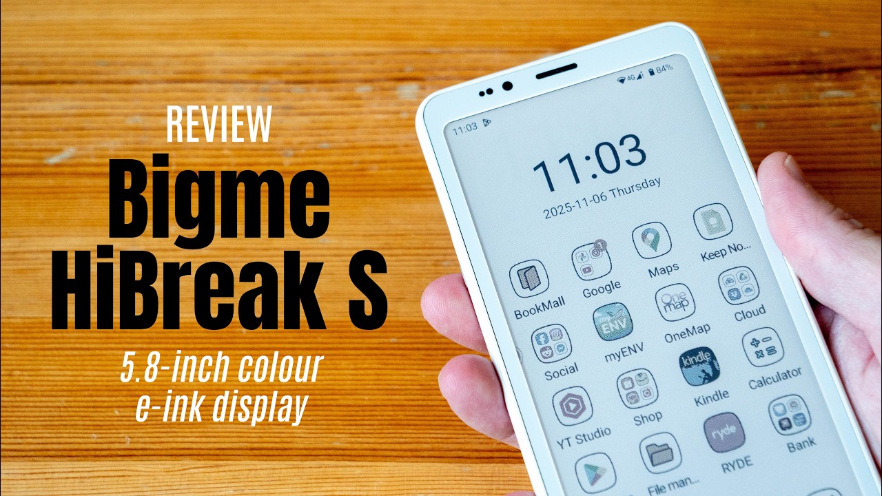 Bigme Hibreak S (review): Budget colour e-ink phone with some limitations