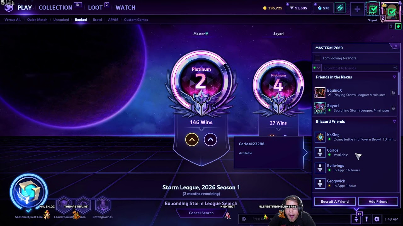 Miércoles de subiendo a Grand Master