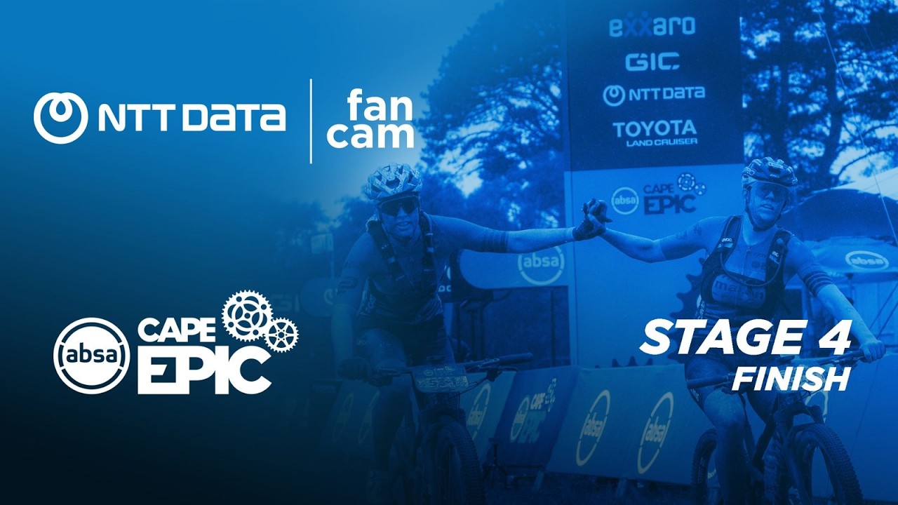 NTT Data FanCam | Stage 4 Finish | Absa Cape Epic