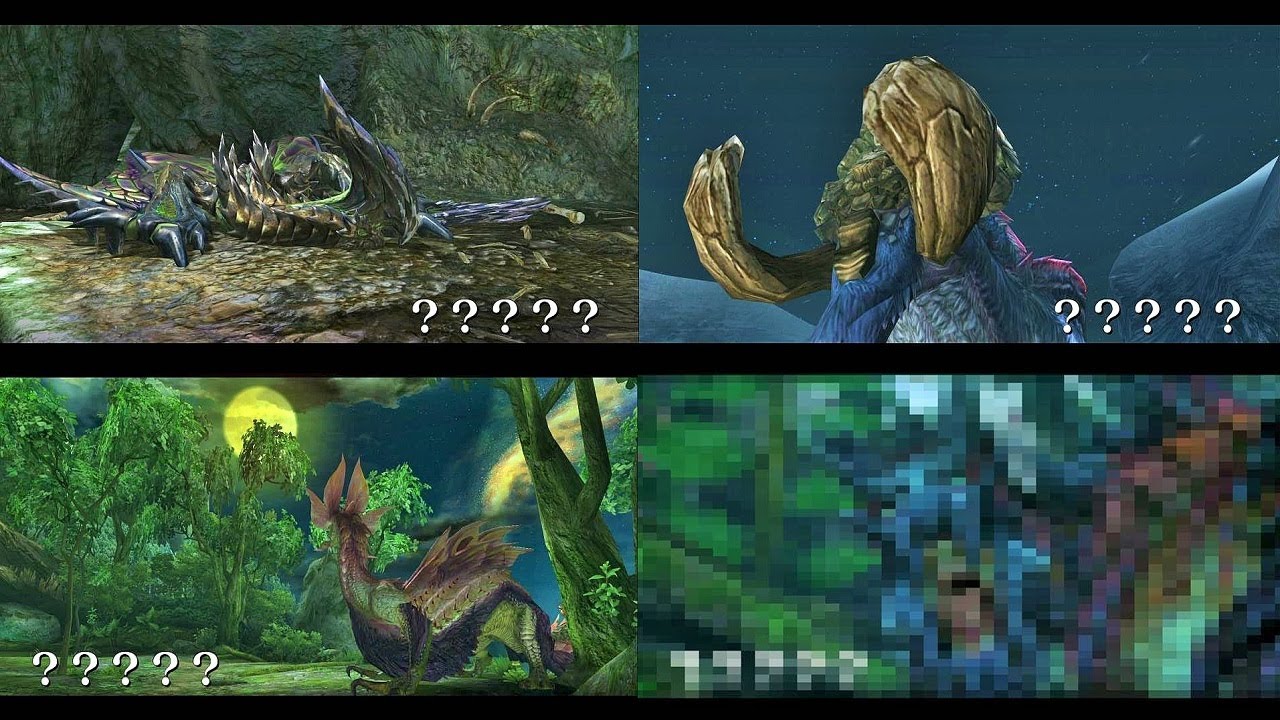 何もおかしくない4大メインモンスターたちの初登場シーン【MHXX/Switch】