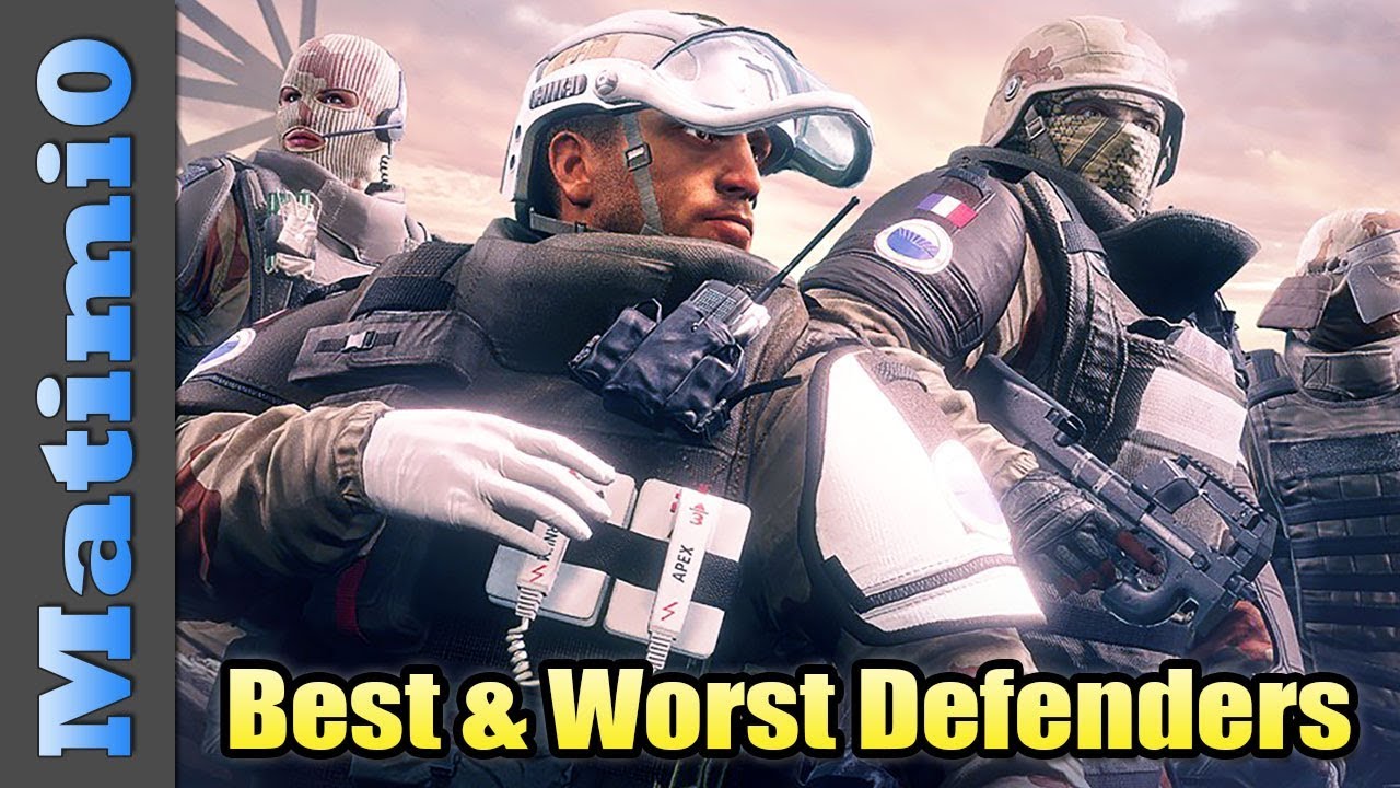 Best & Worst Defenders - Rainbow Six Siege - Year 3