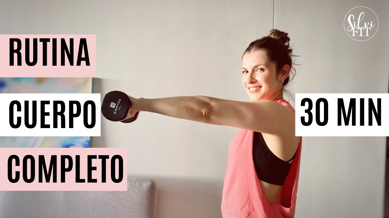 RUTINA CUERPO COMPLETO CON PESAS, PALO Y COLCHONETA