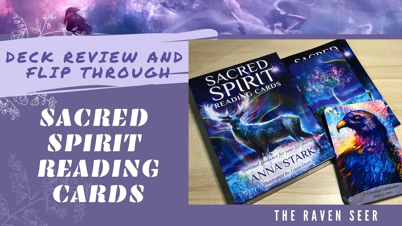 SACRED SPIRIT READING CARDS - Deck review and full flip-through of this dark and electric deck. ⚡️