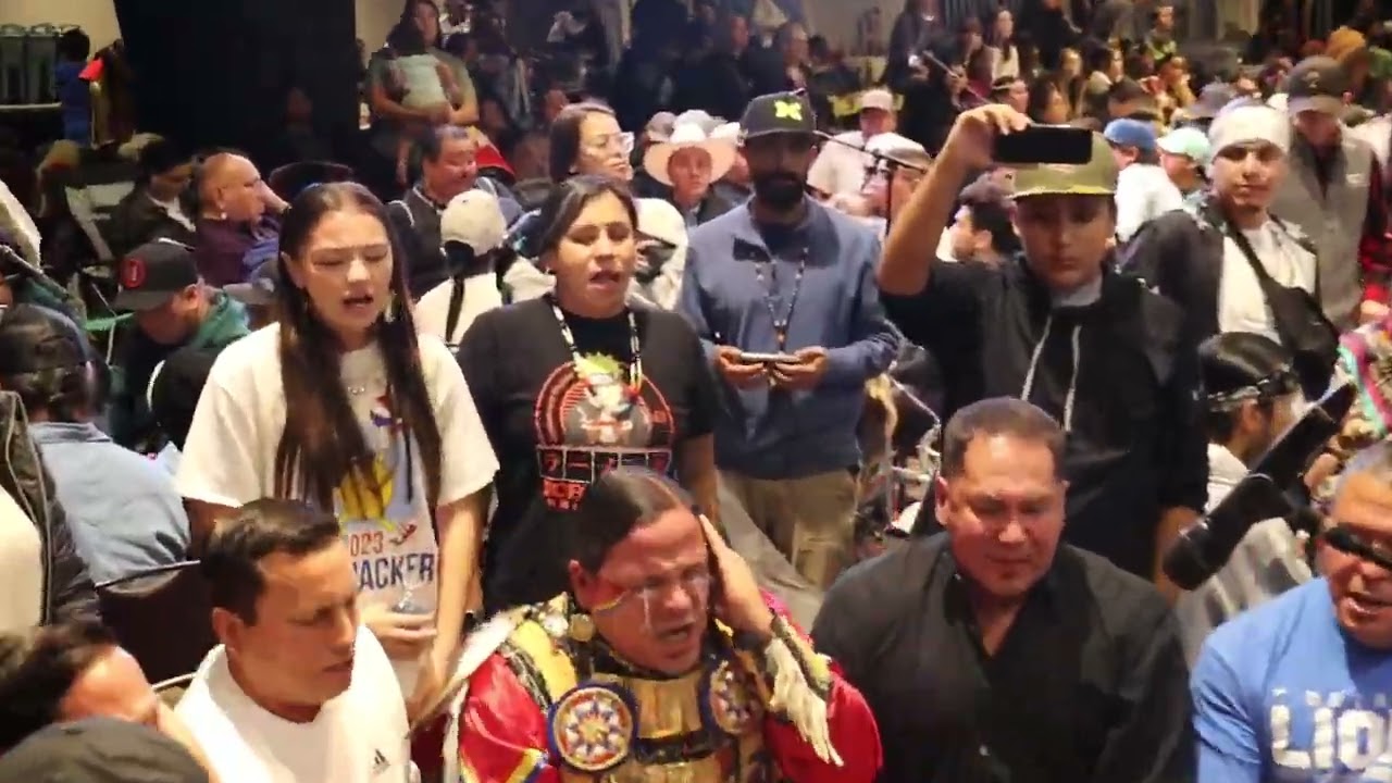 Bear Creek SNL (Contest song) at Hunting Moon Powwow 2023