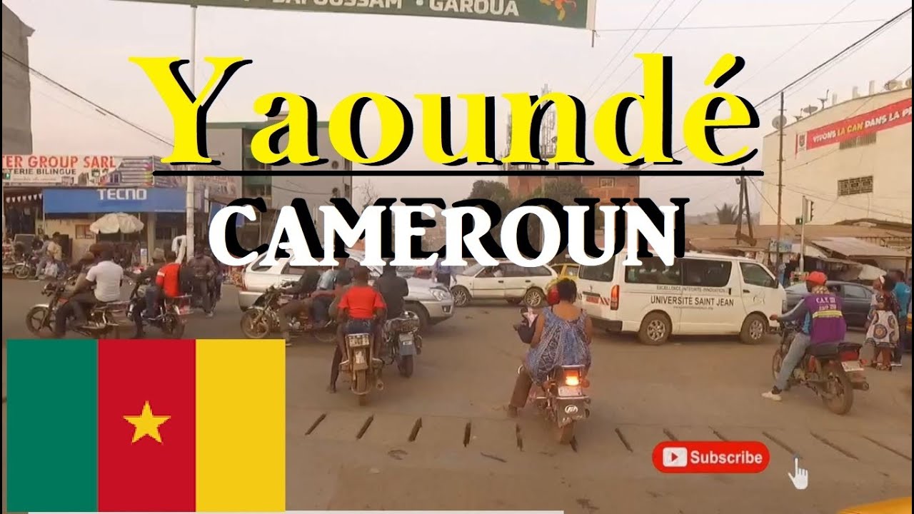 Riding in the streets of Yaoundé Cameroon | Very vibrant town ! | Cameroun