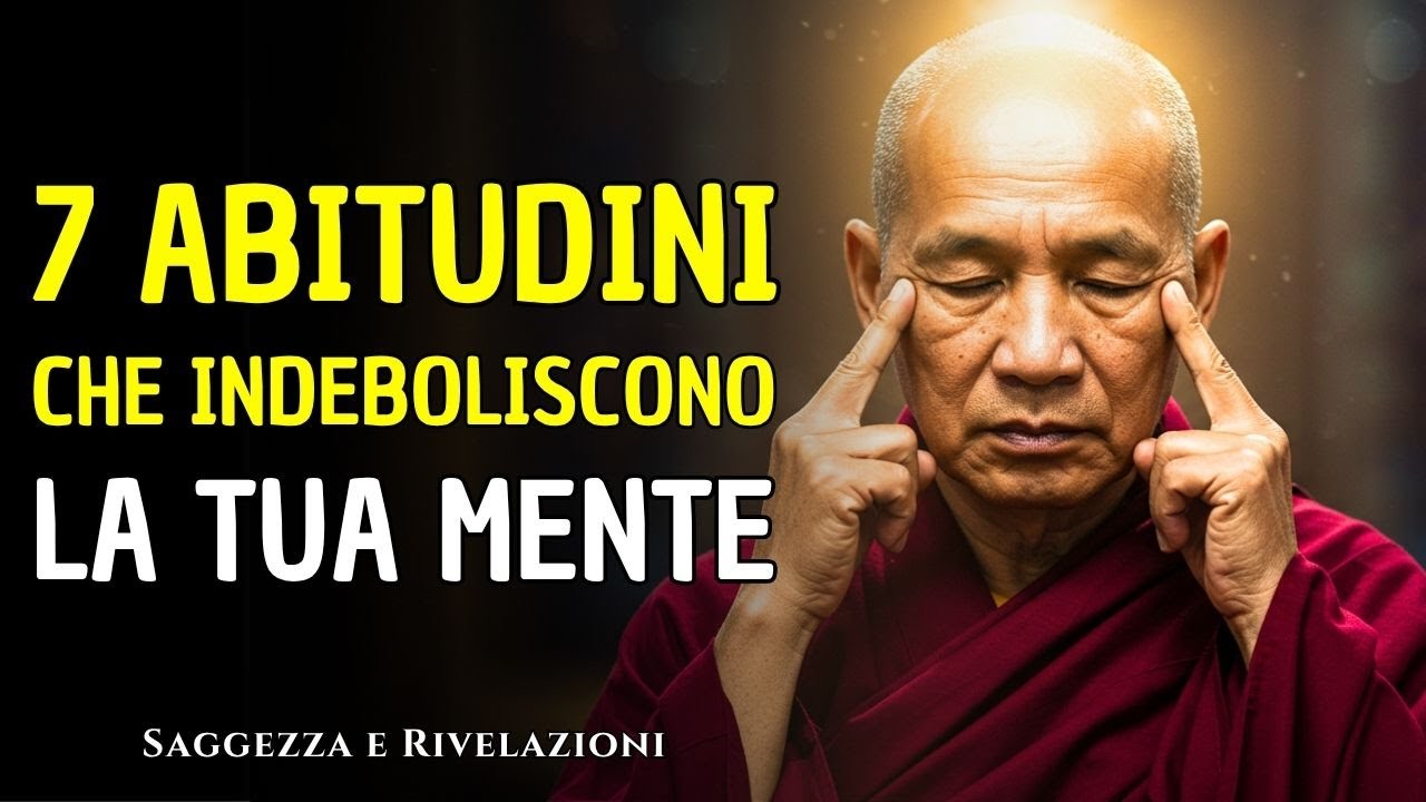 7 ABITUDINI CHE INDEBOLISCONO LA TUA MENTE: Liberatene e Vivi una Vita Piena | Segreti del Buddismo