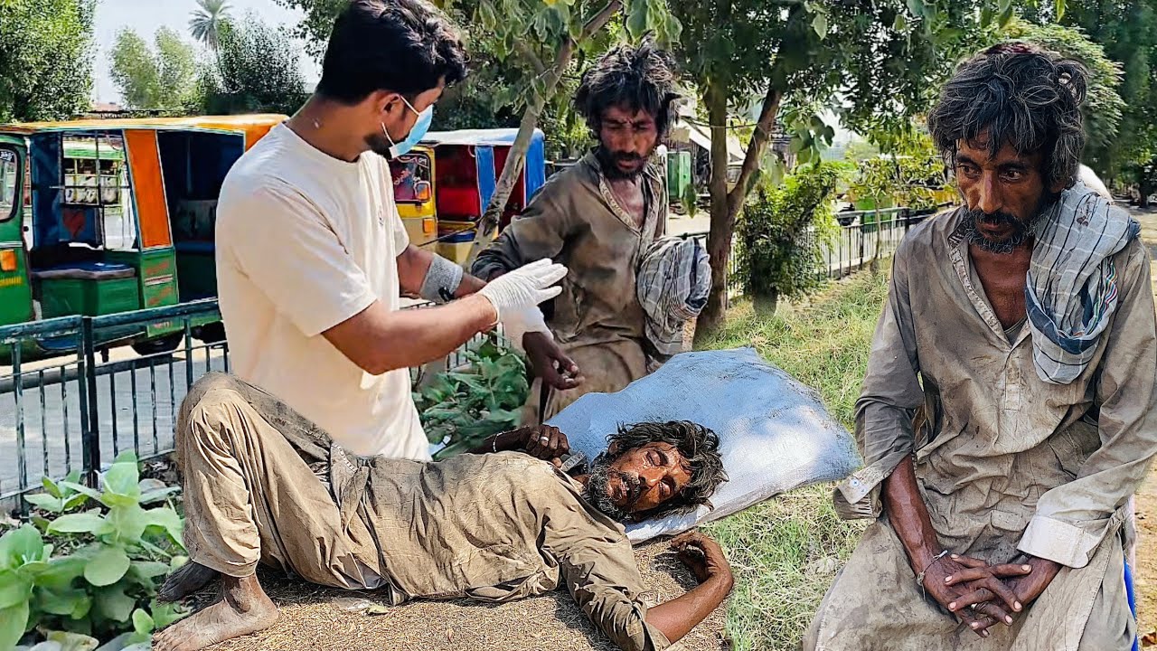 45-Year Old Homeless Man Living In Park | Incredible Rescued & TRANSFORMATION 