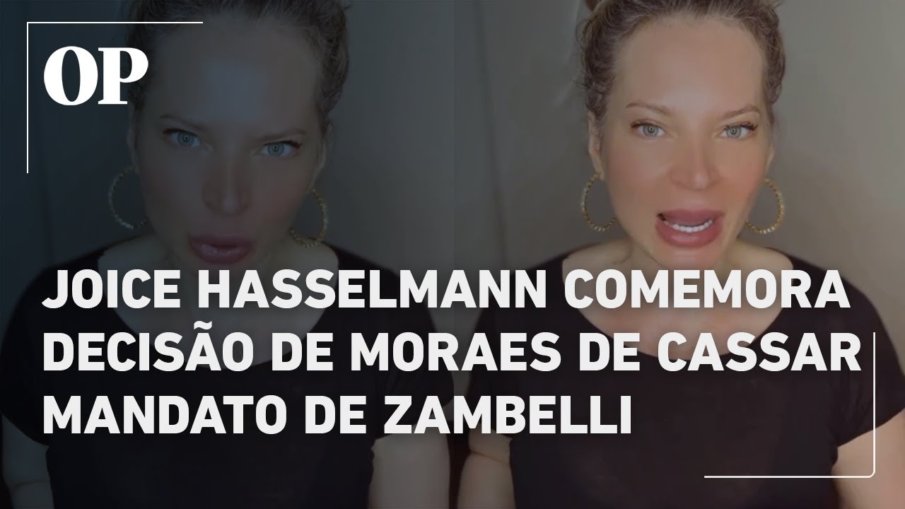 Joice Hasselmann comemora cassa&ccedil;&atilde;o de Zambelli ordenada por Moraes: 