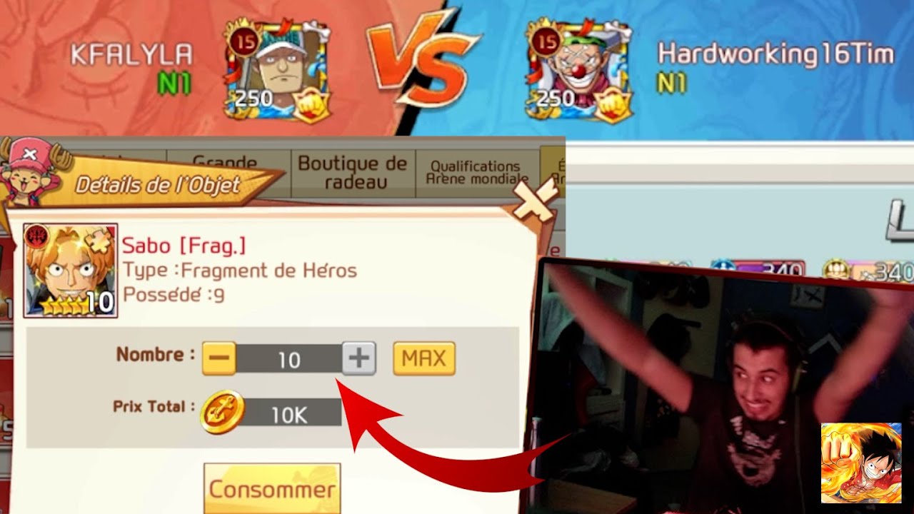 ON OBTIENT SABO GRATUITEMENT & ON REGARDE LA FINAL DU MONDIAL  (NAISSANCE DU PIRATE/DUEL DE PIRATES)