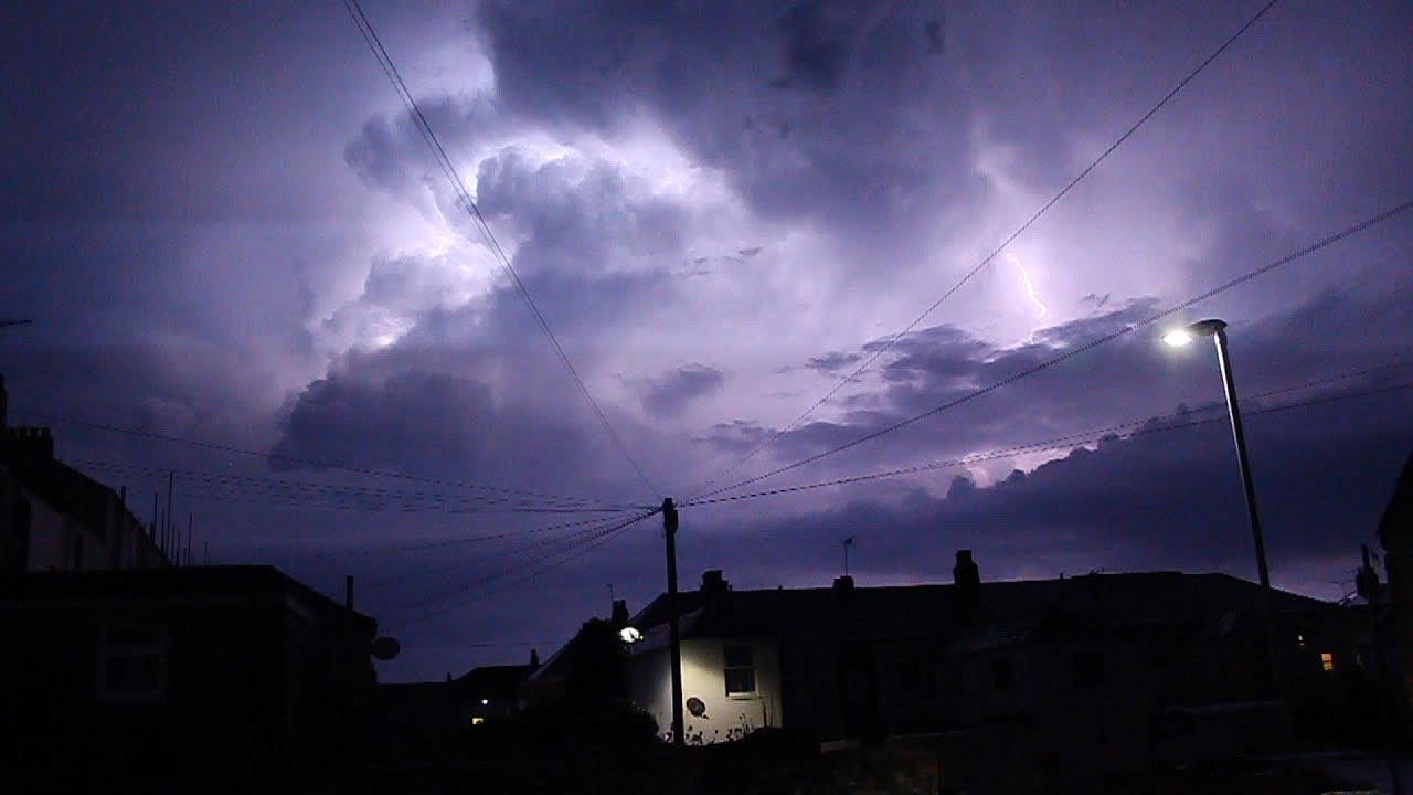 Intense Electrical Storm - Plymouth UK