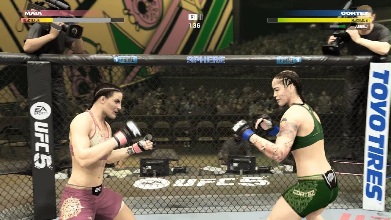 #6 Peleas Aleatorias en Ufc5  JENNIFER MAIA VS TRACY CORTEZ