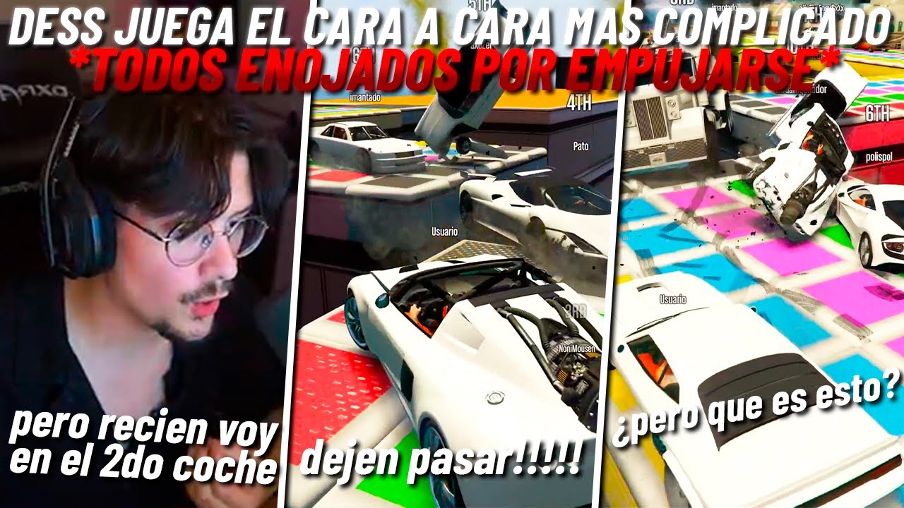 DESS JUEGA EL CARA A CARA MAS COMPLICADO *TODOS ENOJADOS POR EMPUJARSE*🤣