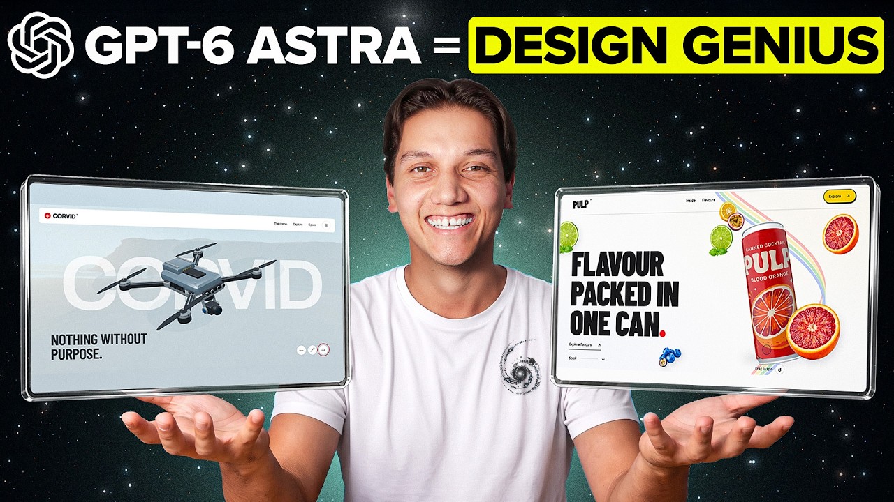 ChatGPT-6 Astra &mdash; бесспорный КОРОЛЬ веб-дизайна