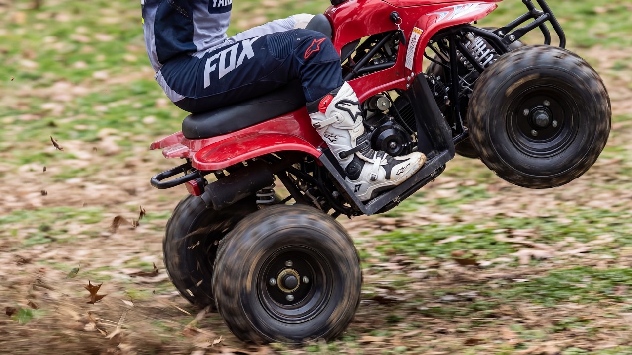 I made it unsafe for children... How to adjust throttle stop on Coolster 110cc ATV!