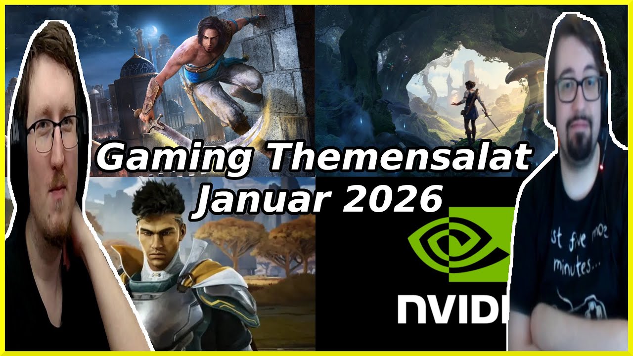 Graustausch 350: Gaming Themensalat Januar 2026 [Game News german deutsch]